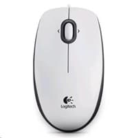 Myš Logitech B100, biela
