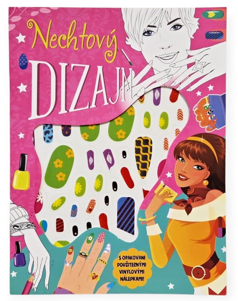 Nechtový dizajn omaľovánka