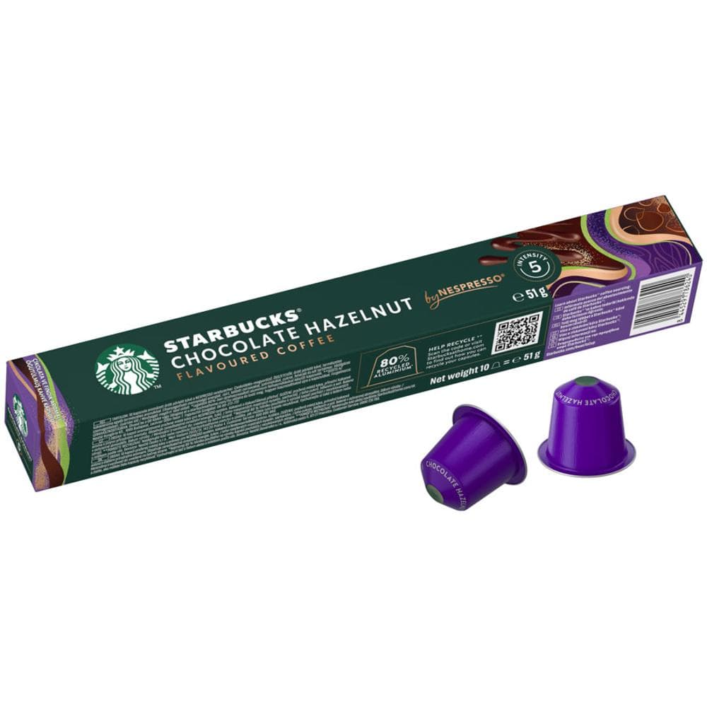 NESPRESSO choco/oriešok 10 KS STARBUCKS