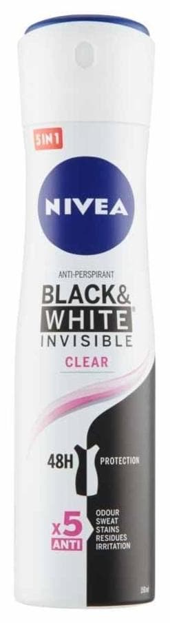 Nivea deo 150ml B&W Invisible Clear