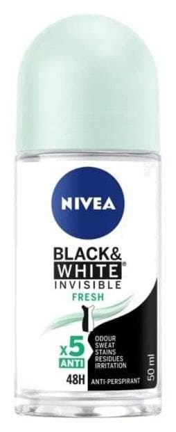 Nivea roll-on 50ml B&W Invisible Pure Fresh