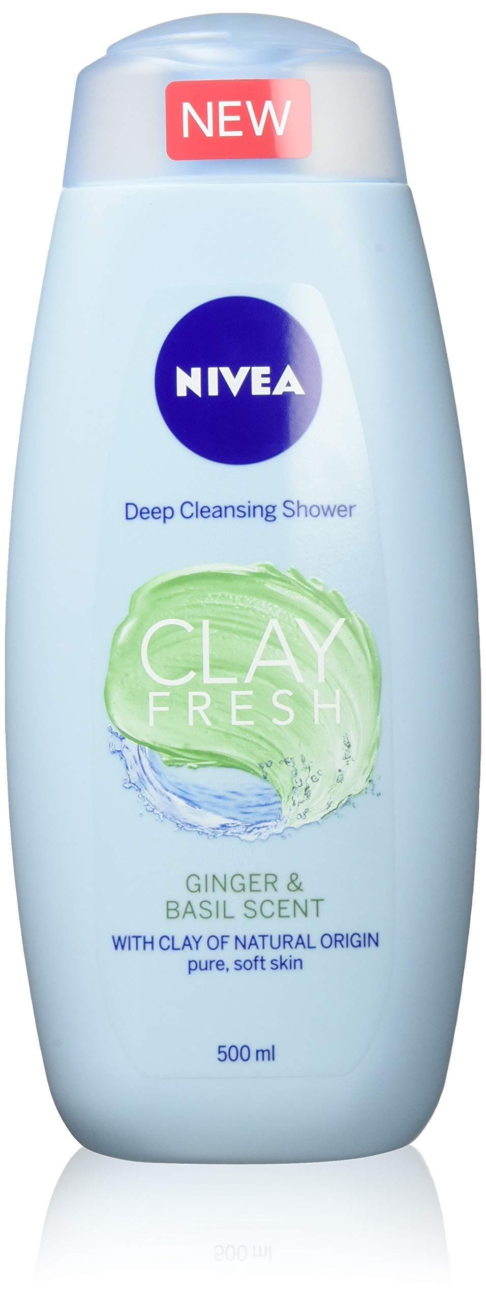 Nivea sprchový gél 500ml Clay Fresh Ginger&Basil