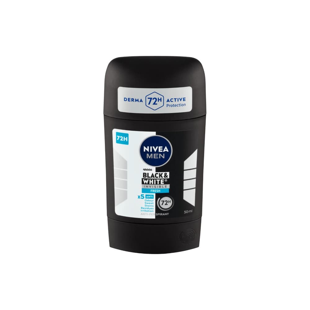 Nivea Stick FM 50ml B&W Invisible Fresh