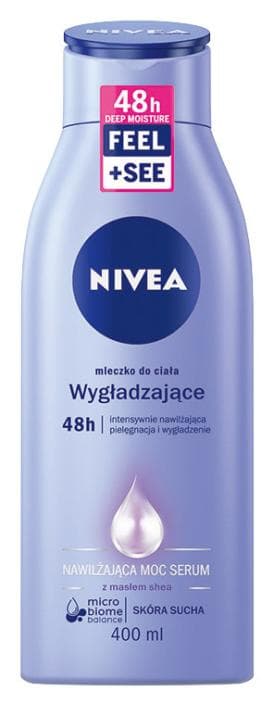 Nivea telové mlieko 400ml Smoothing