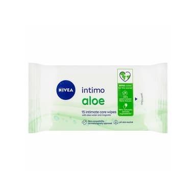 Nivea vlhčené utierky 15ks Aloe