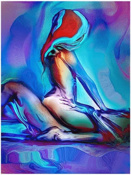 NORIMPEX Diamantové malování Milenci 30x40cm