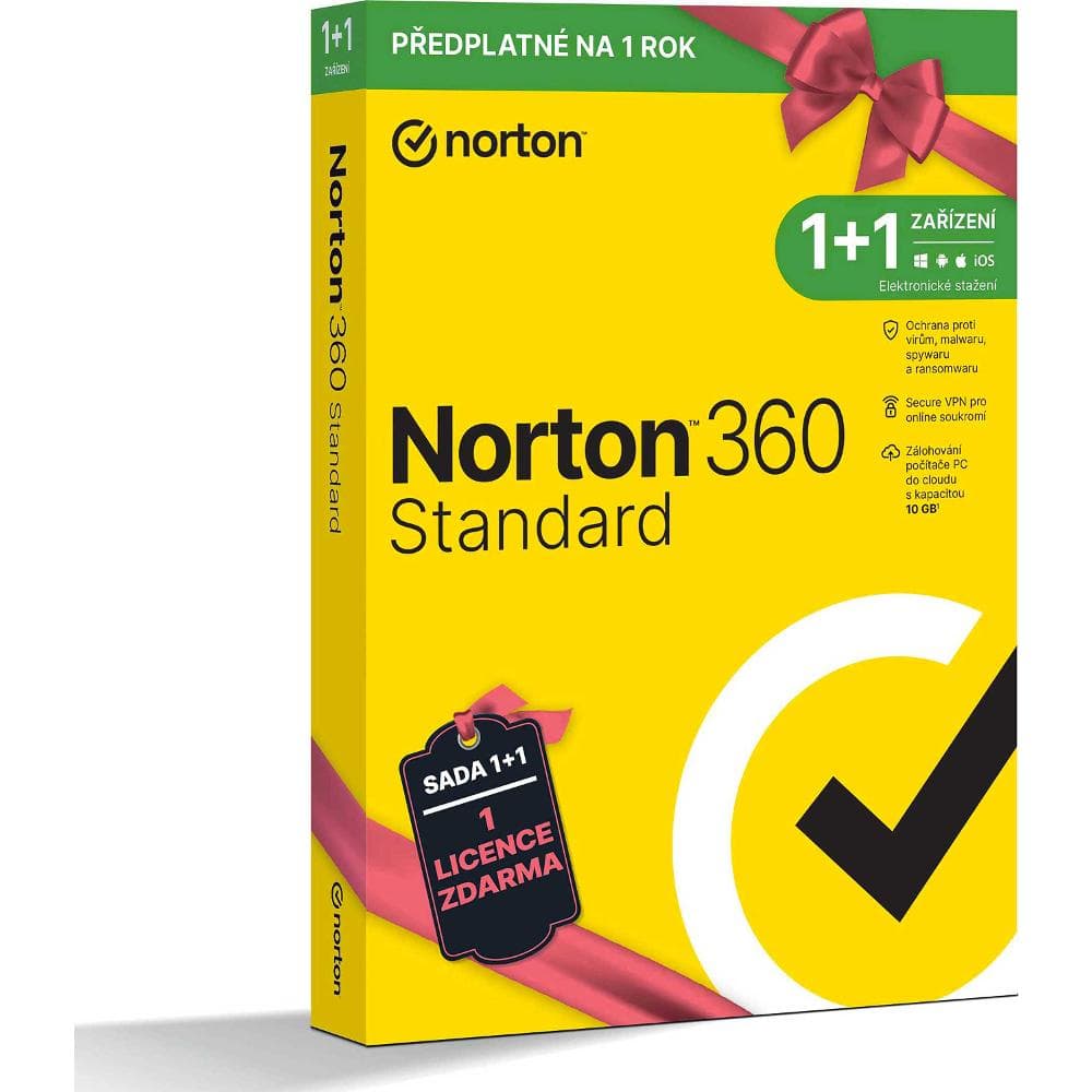 NORTON 360 10GB VPN 1+1už 1zař 1rok Box