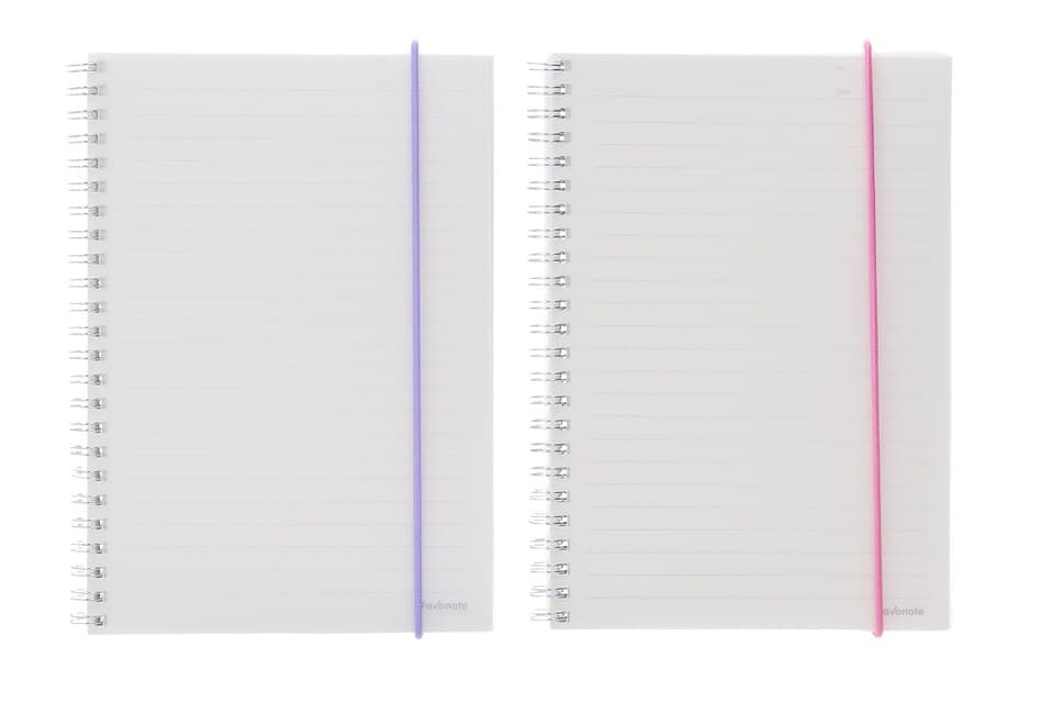 Notes meniaci sa na slnku 14,8x21cm - ružová