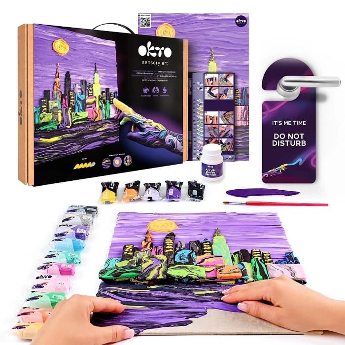 OKTO Výtvarný set "New York" 30x40cm