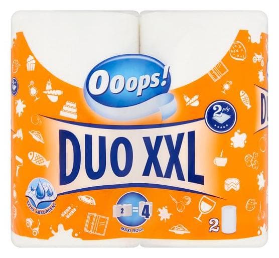 Ooops! Kuchynské utierky Duo XXL 2rol./2vrstvové