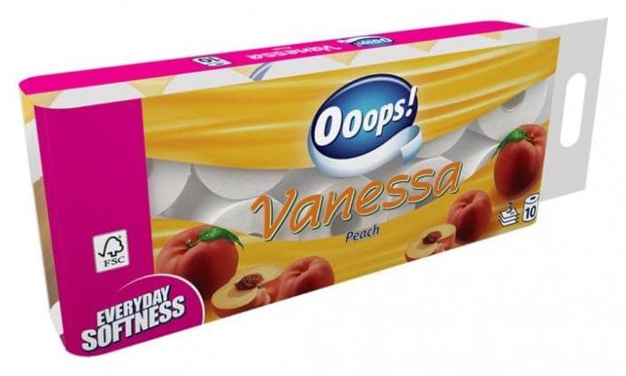 Ooops! Toaletný papier Everyday Peach 3vrstv/10 rol
