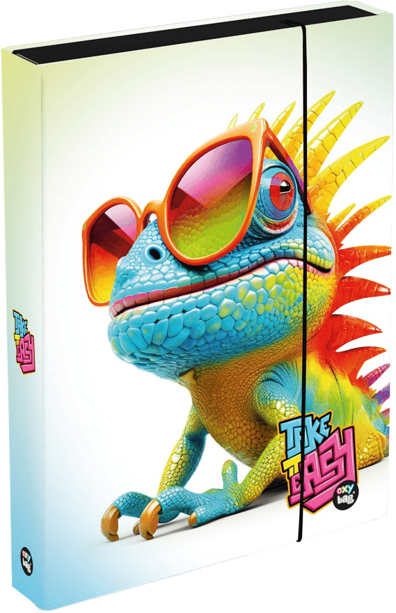 OXYBAG Box na sešity A4 Jumbo Chameleon