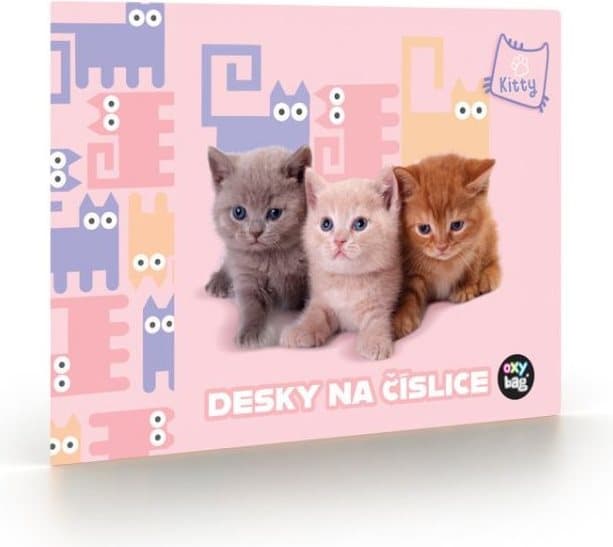 OXYBAG Desky na číslice Mazlíčci koťátka