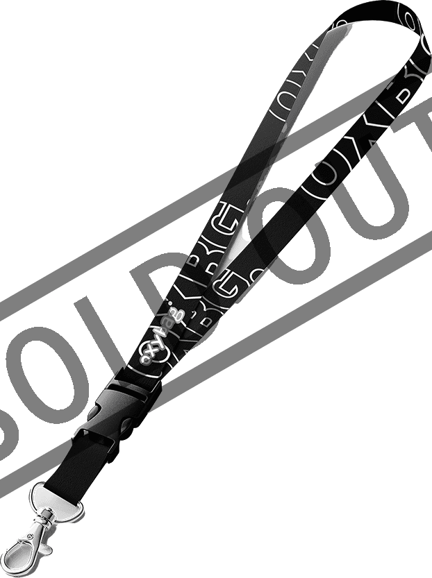 OXYBAG Klíčenka na krk OXY OXBG White