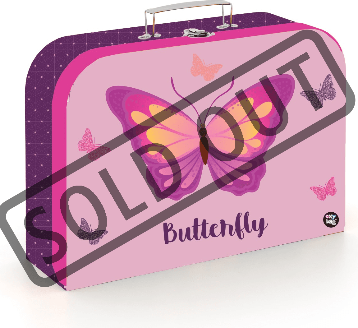 OXYBAG Kufřík 34cm Motýl