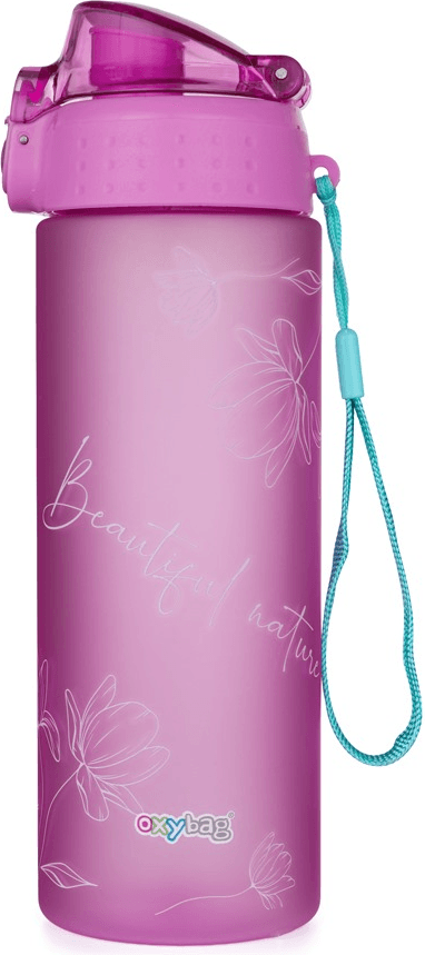 OXYBAG Láhev na pití OXY Click 600 ml Floral