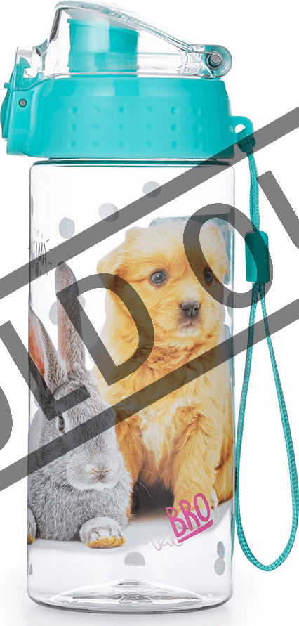 OXYBAG Láhev na pití OXY CLICK Mazlíčci 500 ml
