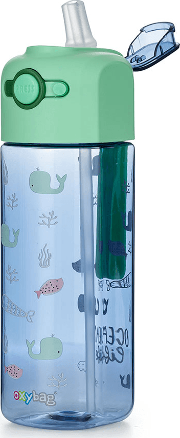 OXYBAG Láhev na pití OXY SMILE Ocean life 450 ml
