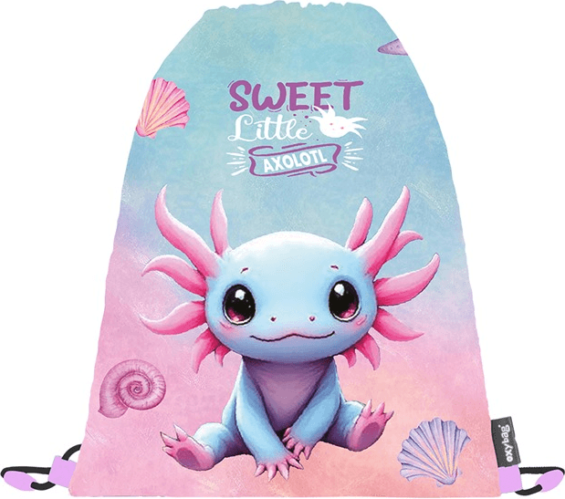 OXYBAG Sáček na cvičky 30x37cm Axolotl