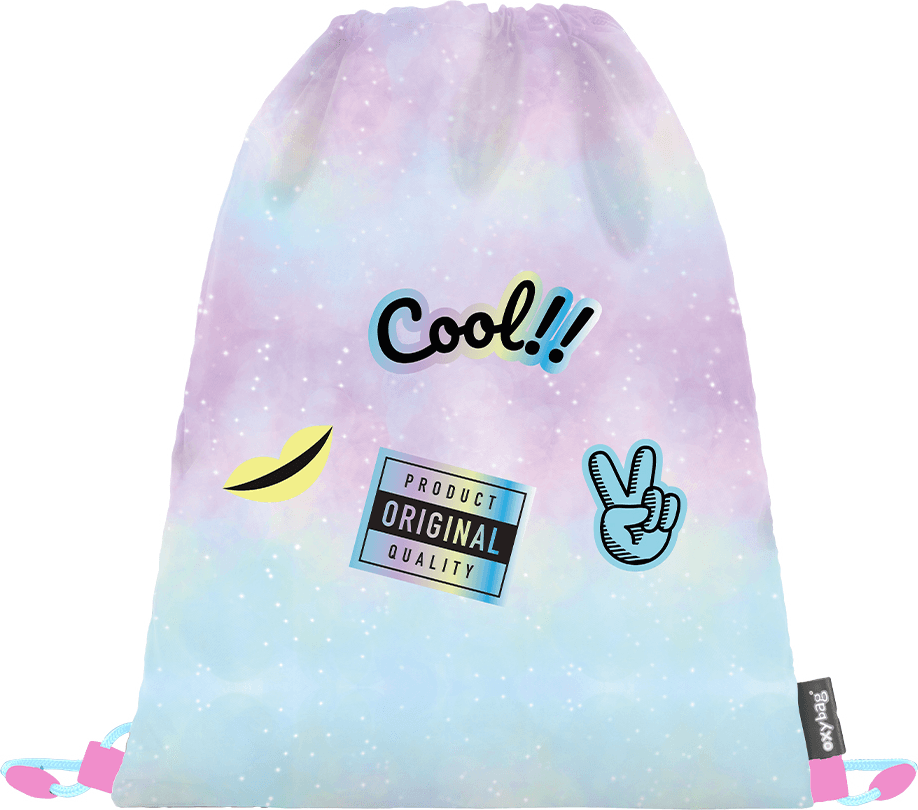 OXYBAG Sáček na cvičky 30x37cm OXY NEXT Rainbow