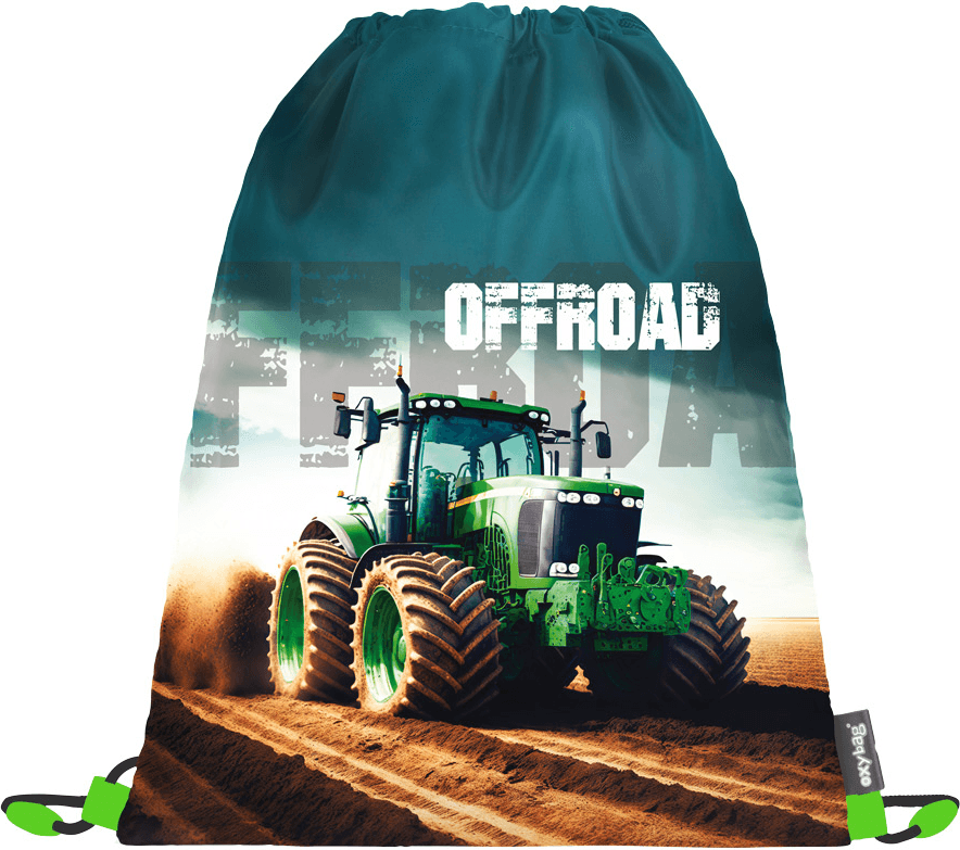 OXYBAG Sáček na cvičky 30x37cm Traktor