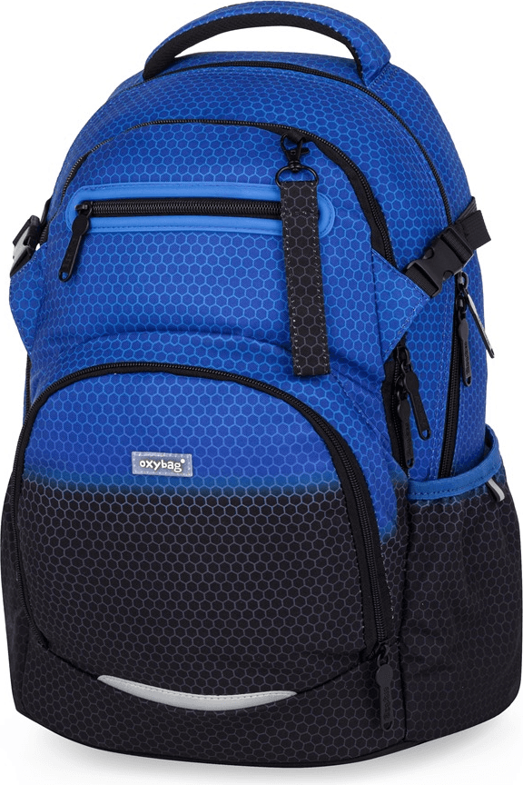 OXYBAG Školní batoh OXY Ombre Blue-Black
