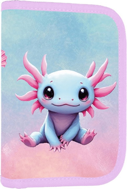 OXYBAG Školní penál jednopatrový Axolotl