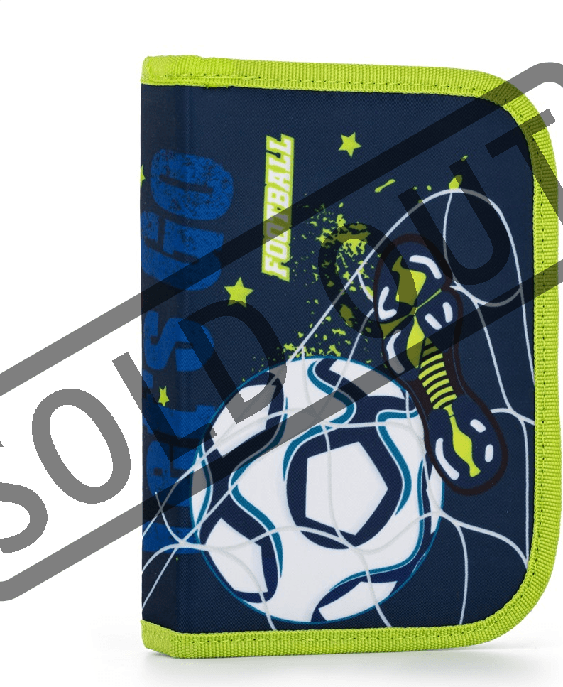 OXYBAG Školní penál jednopatrový Fotbal