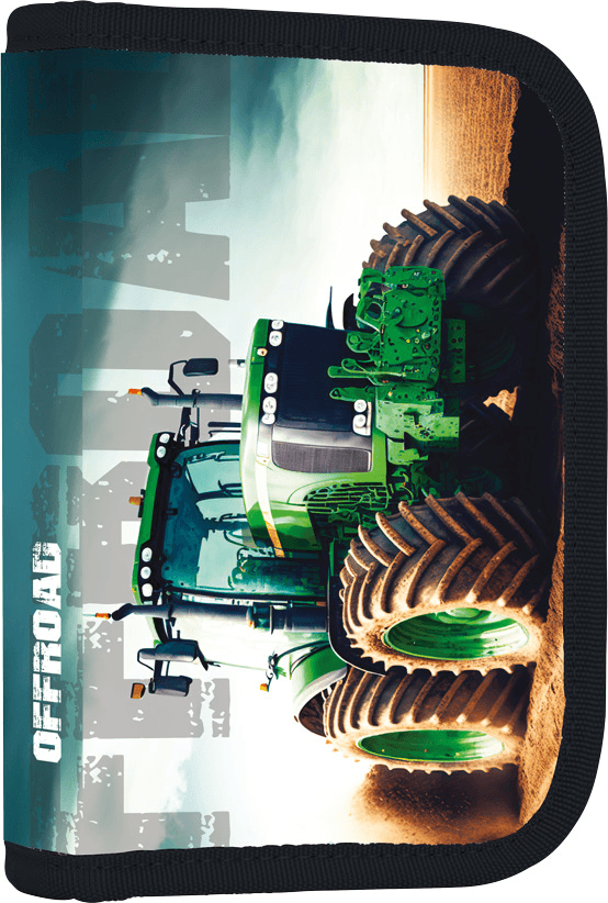 OXYBAG Školní penál jednopatrový Traktor