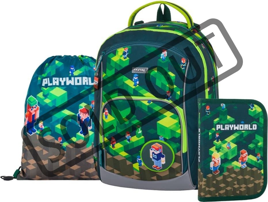 OXYBAG Školní set 3ks OXY GO Playworld