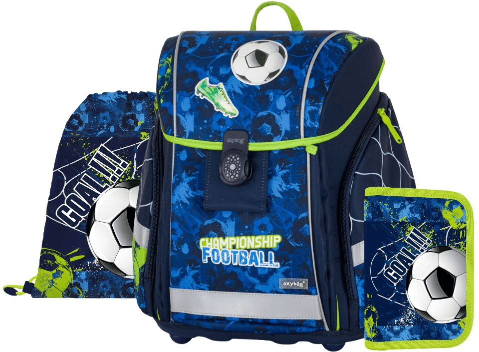 OXYBAG Školní set 3ks Premium Light Fotbal 2