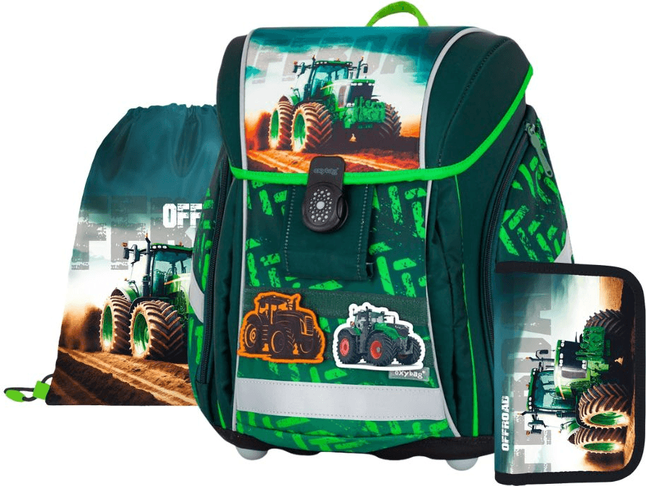 OXYBAG Školní set 3ks Premium Light Traktor