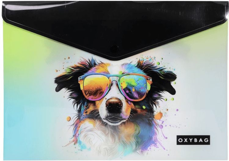 OXYBAG Složka s drukem A4 Crazy Animals: Pes