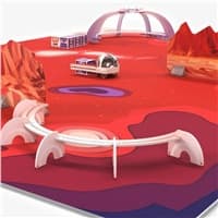 Ozobot podložka Challenge Mat: Mise na Mars