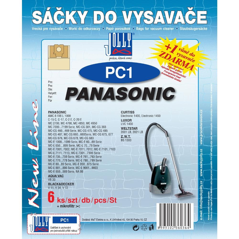 PC 1 vrecko do vysavača JOLLY