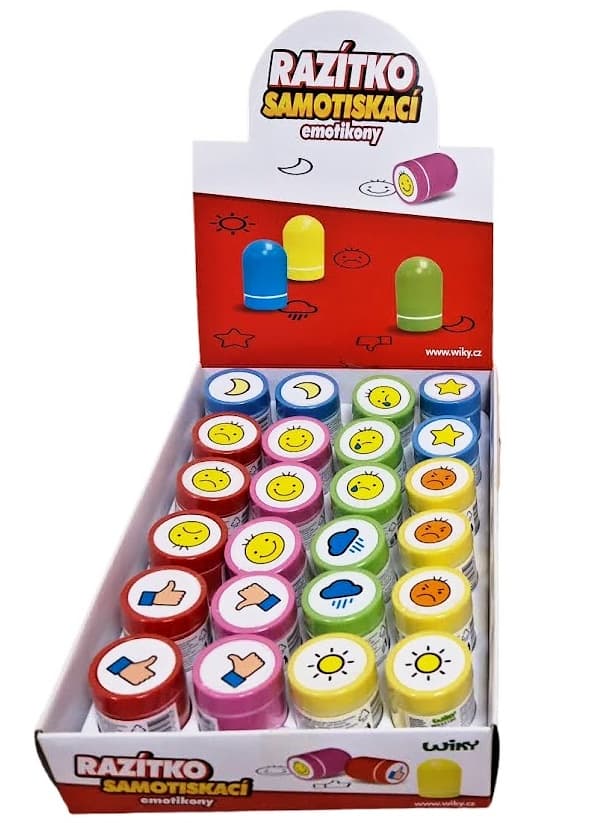 Pečiatka pre deti Emoji 4,5cm - slnko