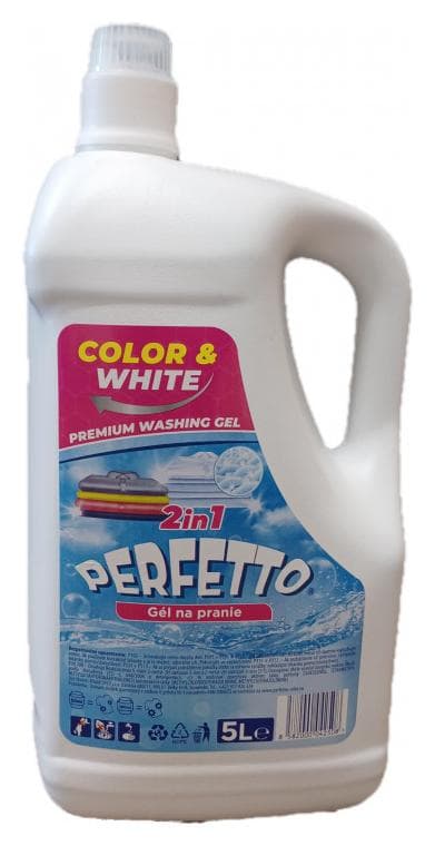Perfetto 5L gél na pranie Color&White