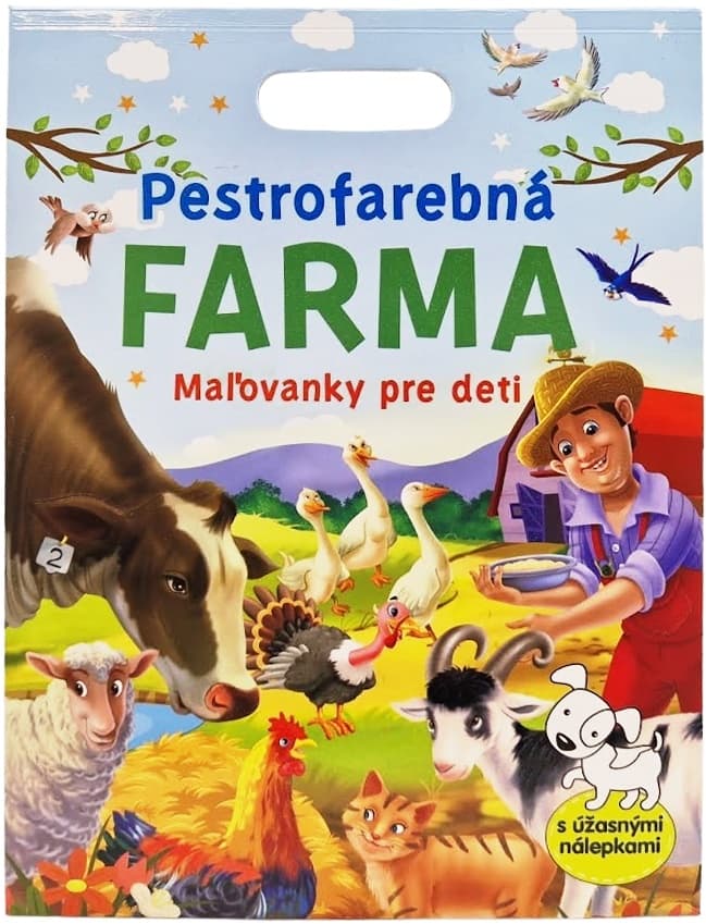 Pestrofarebná Farma Maľovanky pre deti