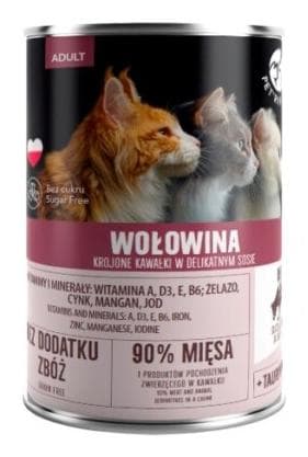 PET REPUBLIC konzerva pre mačky Hovädzia 400g