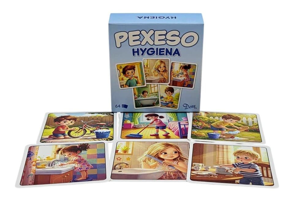 Pexeso hygiena 64ks kariet