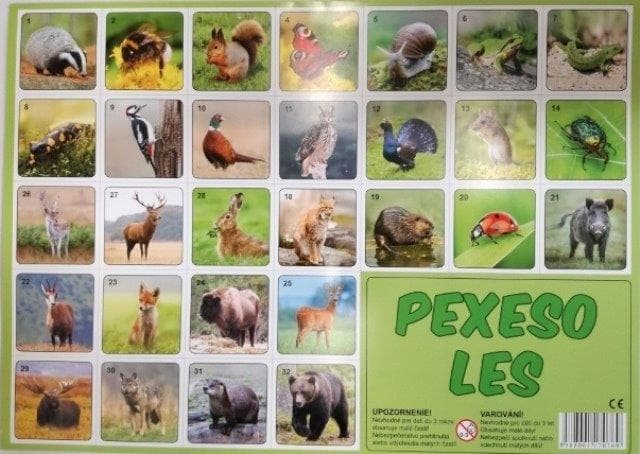 Pexeso Les fotografie