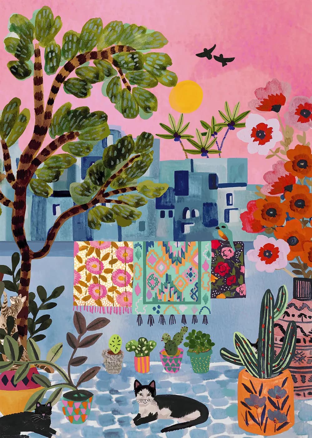Pieces & Peace - Puzzle A cat in Morocco - 1000 dielov