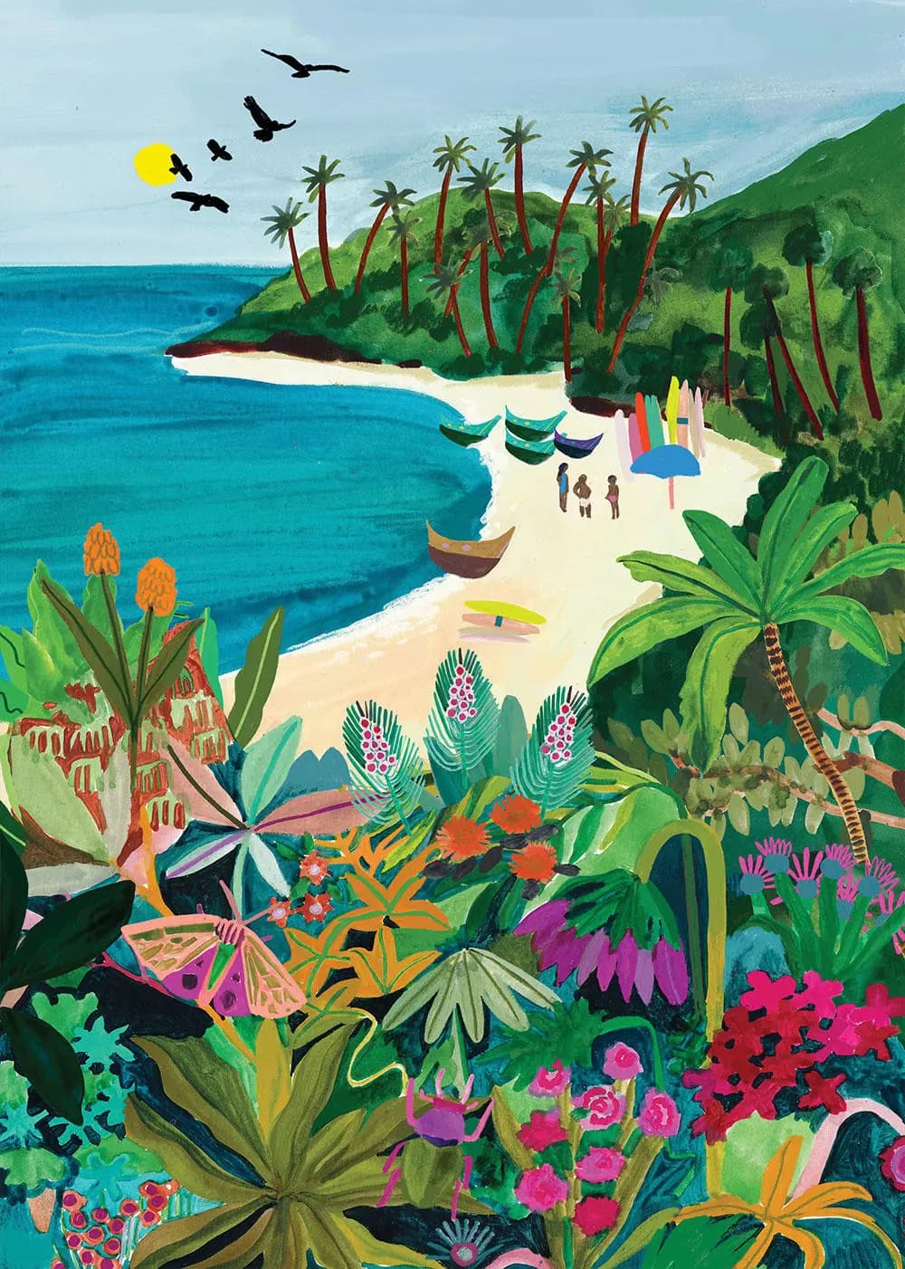 Pieces & Peace - Puzzle Butterfly Beach - 500 dielov