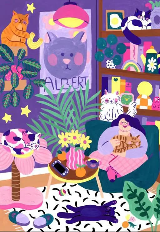 Pieces & Peace - Puzzle Cat Lover - 1000 dielov