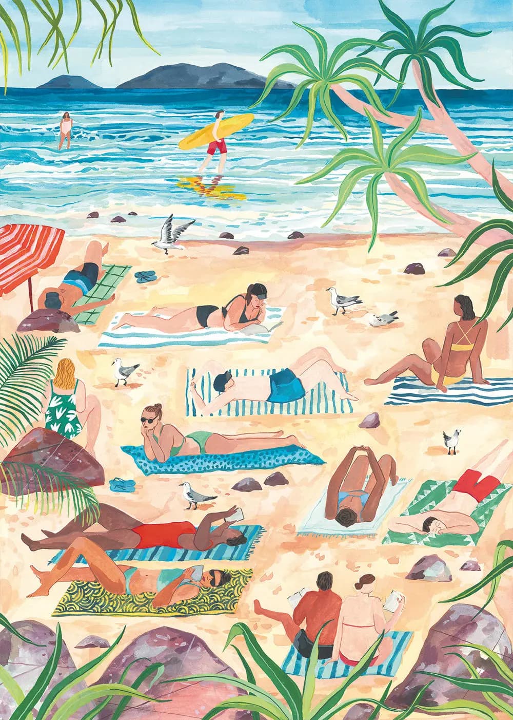 Pieces & Peace - Puzzle Day at the Beach - 1000 dielov