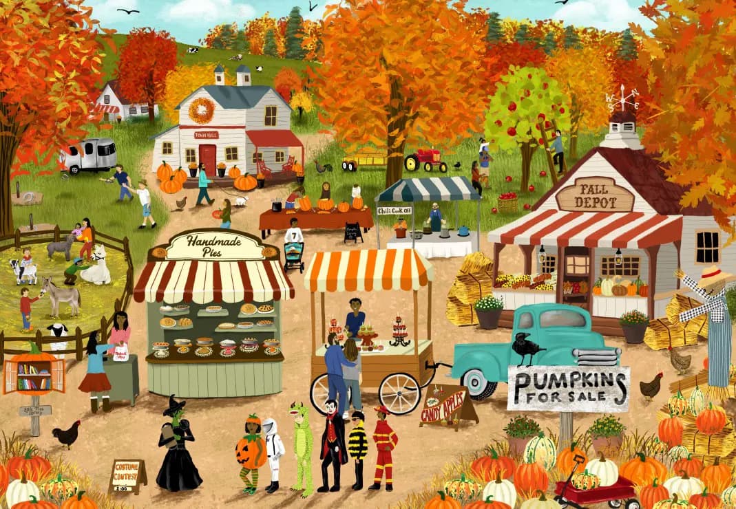 Pieces & Peace - Puzzle Fall Festival - 1000 dielov