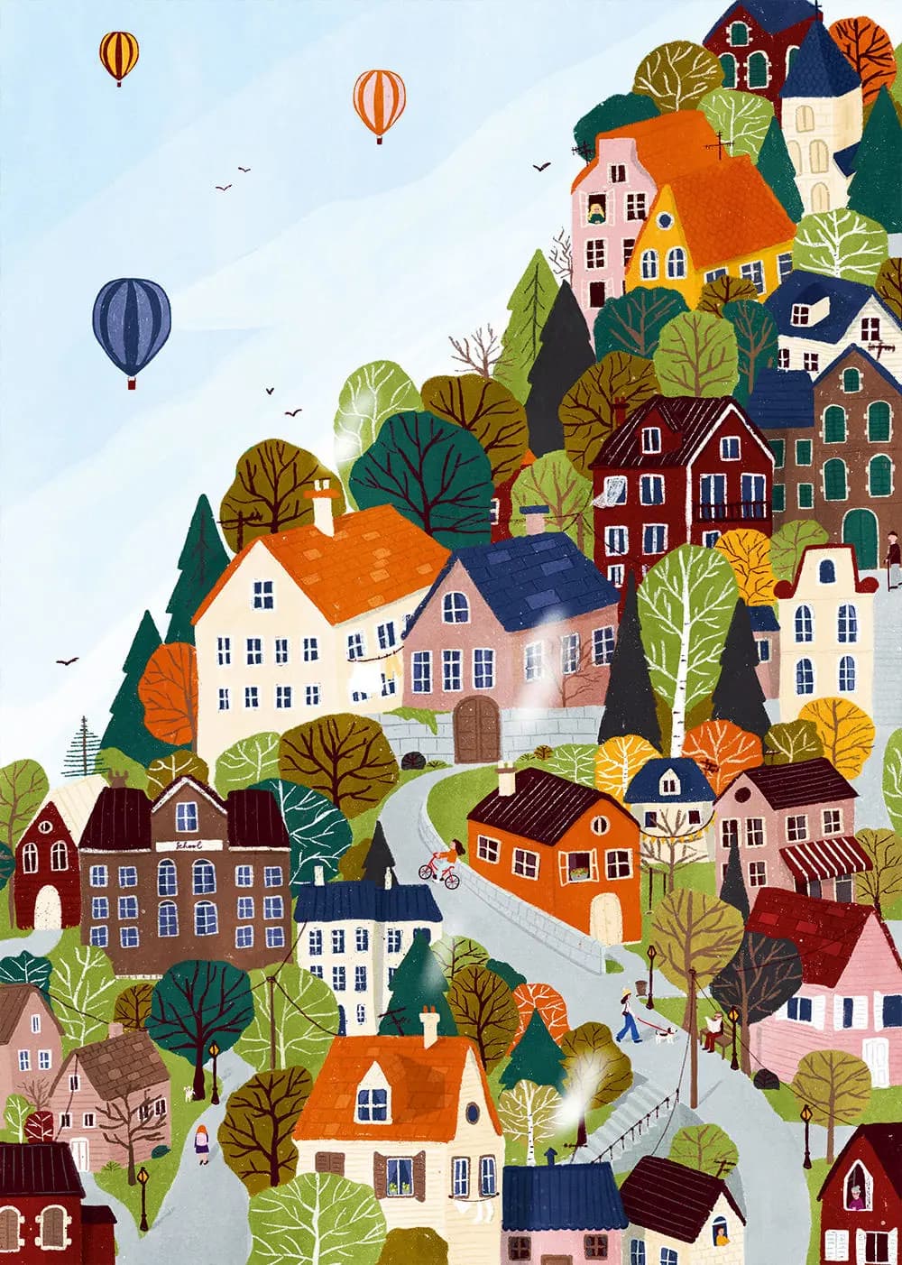 Pieces & Peace - Puzzle Forest City - 1000 dielov