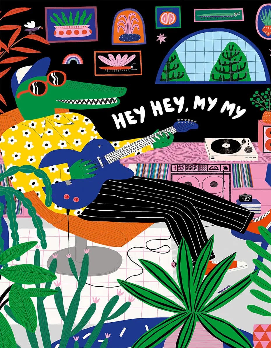 Pieces & Peace - Puzzle Hey Hey My My - 1000 dielov