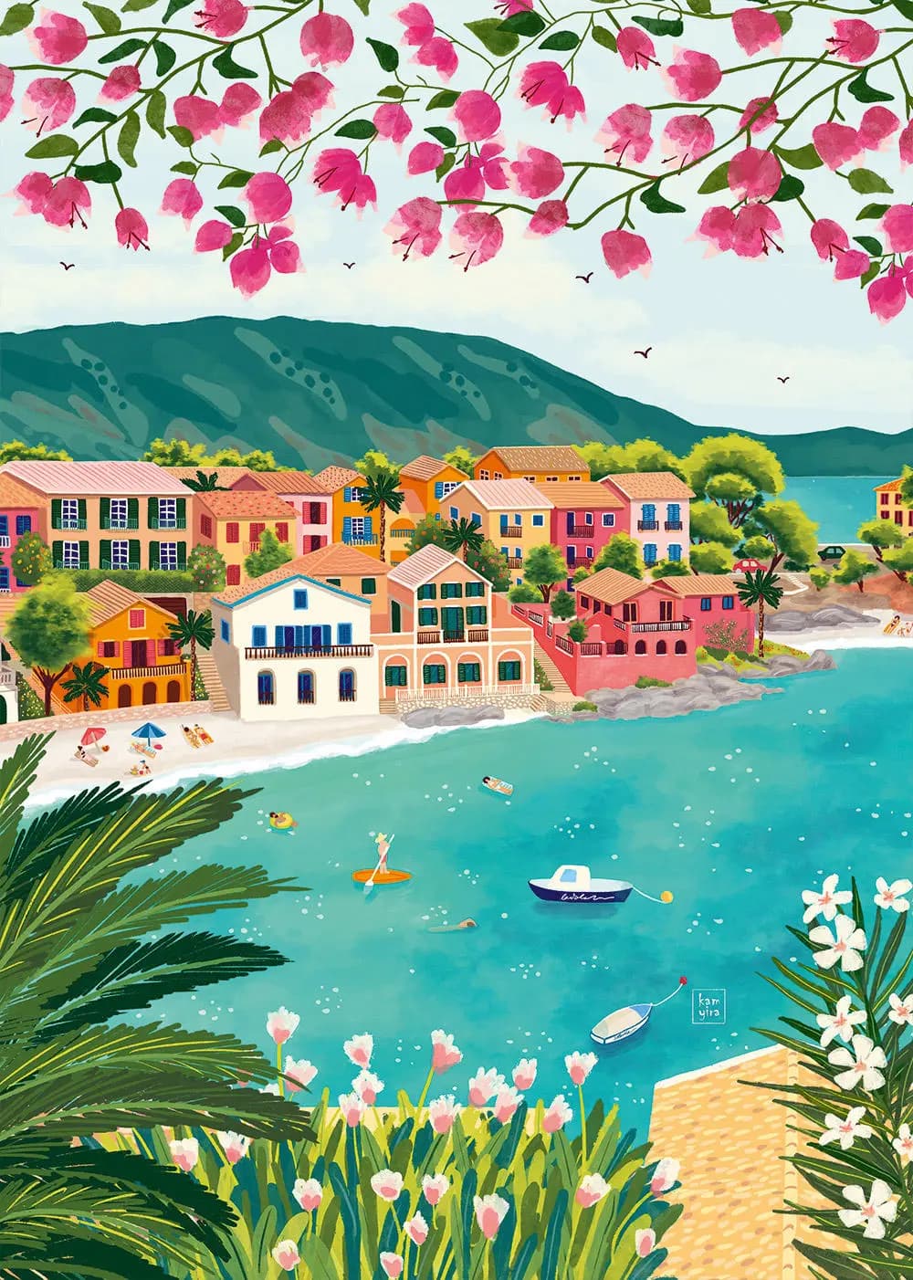 Pieces & Peace - Puzzle Kefalonia, Greece - 1000 dielov