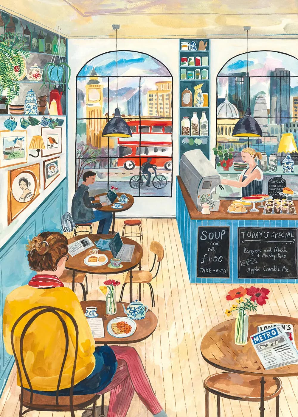 Pieces & Peace - Puzzle London Cafe - 2000 dielov